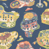 Staden Wallpaper Wallpaper York Wallcoverings Roll Dark Blue