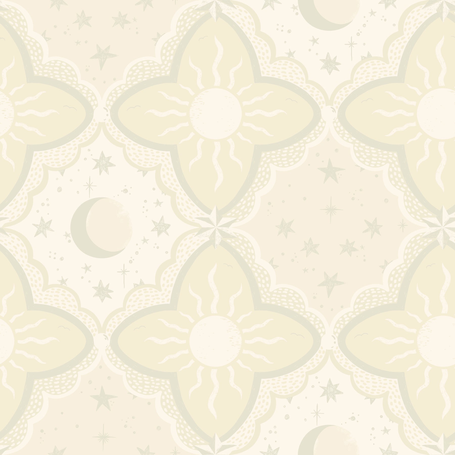 Sol & Måne Wallpaper Wallpaper York Wallcoverings Roll Beige
