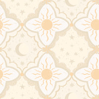 Sol & Måne Wallpaper Wallpaper York Wallcoverings Roll Tangerine