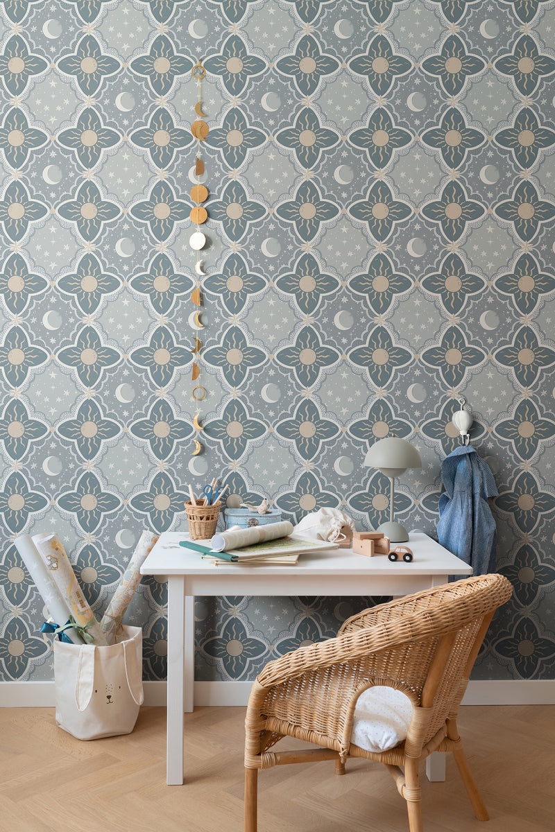 Sol & Måne Wallpaper Wallpaper York Wallcoverings