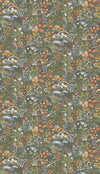 Tåget Mural Wallpaper York Wallcoverings Each Dark Green
