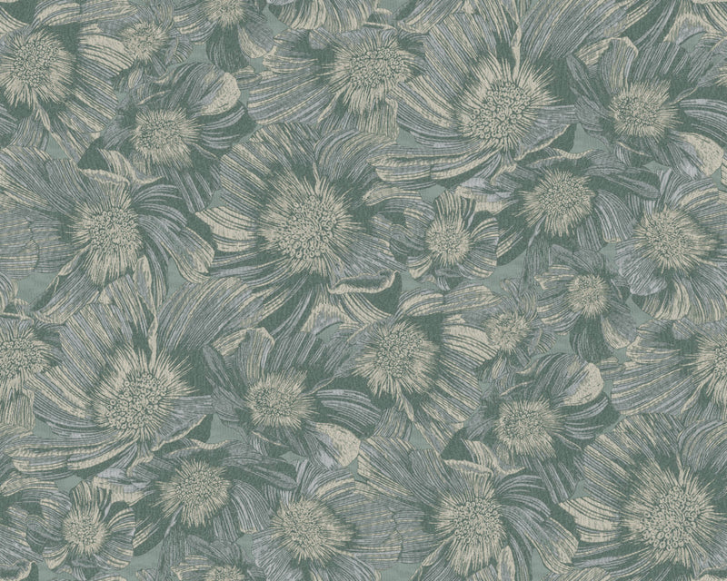 Anemoni Wallpaper Wallpaper Missoni Double Roll Teal 