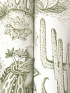 Lotus Land Cacti Wallpaper York Wallcoverings   