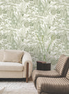 Lotus Land Cacti Wallpaper York Wallcoverings   
