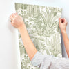 Lotus Land Cacti Wallpaper York Wallcoverings   