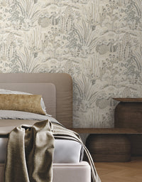 Lotus Land Cacti Wallpaper York Wallcoverings   