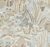 Lotus Land Cacti Wallpaper York Wallcoverings Double Roll Sky Blue 