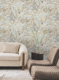 Lotus Land Cacti Wallpaper York Wallcoverings   