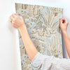 Lotus Land Cacti Wallpaper York Wallcoverings   