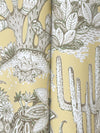 Lotus Land Cacti Wallpaper York Wallcoverings   