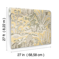 Lotus Land Cacti Wallpaper York Wallcoverings   