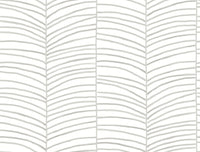 Cascade Palm Chevron Wallpaper York Wallcoverings Double Roll Fog 