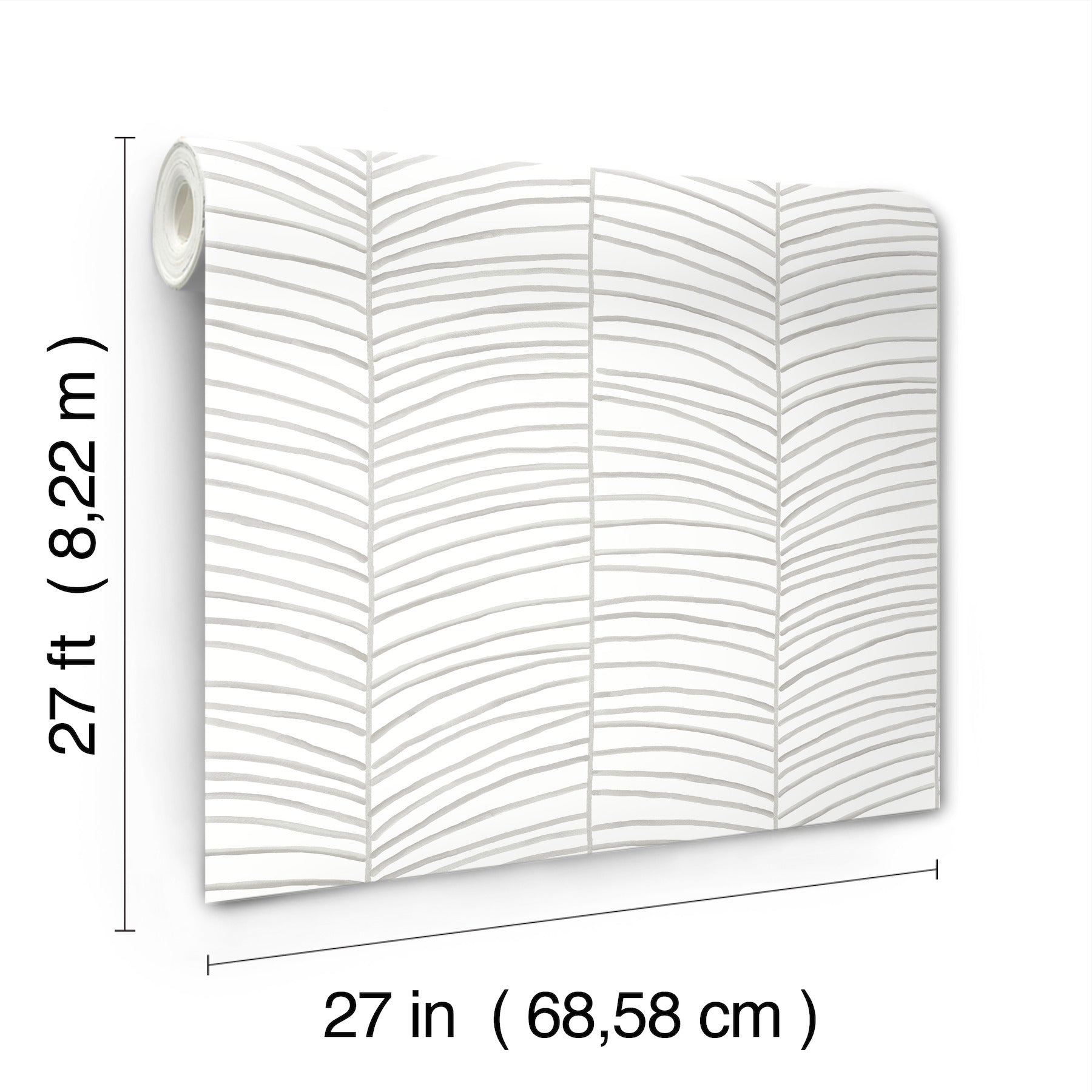 Cascade Palm Chevron Wallpaper York Wallcoverings   
