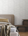 Cascade Palm Chevron Wallpaper York Wallcoverings   