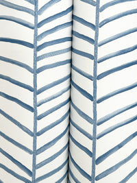 Cascade Palm Chevron Wallpaper York Wallcoverings   