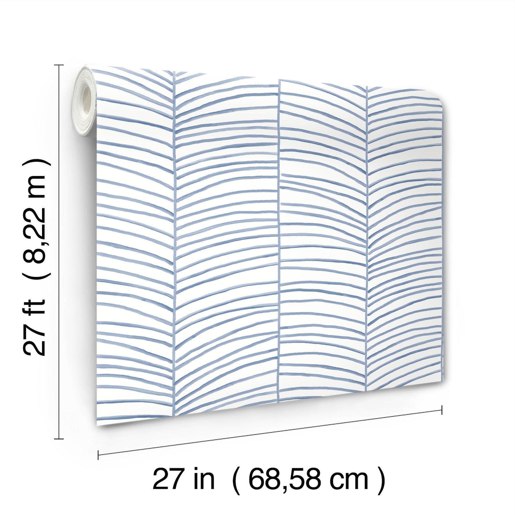 Cascade Palm Chevron Wallpaper York Wallcoverings   