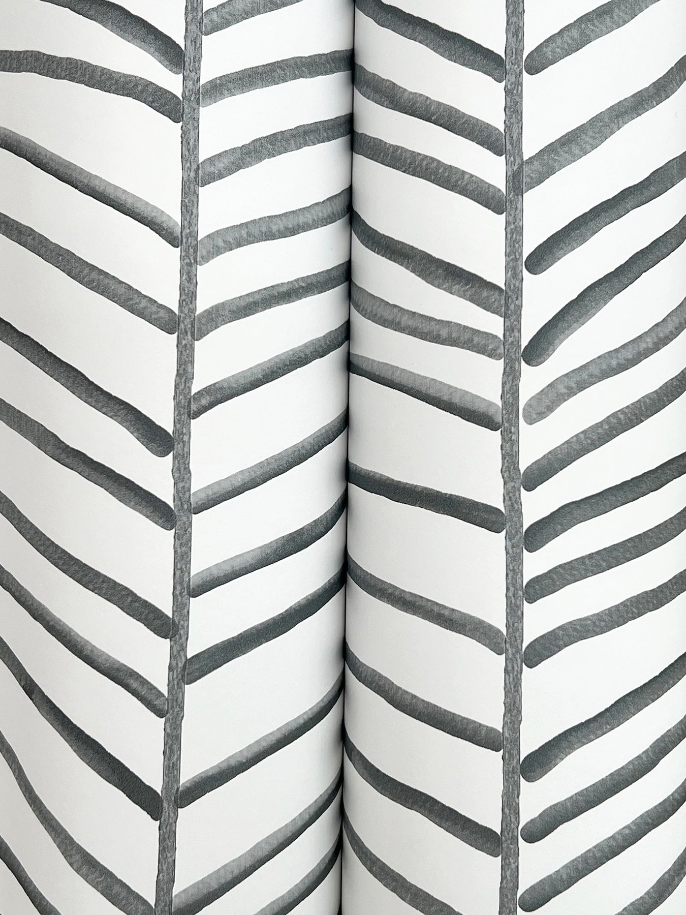 Cascade Palm Chevron Wallpaper York Wallcoverings   