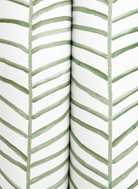 Cascade Palm Chevron Wallpaper York Wallcoverings   