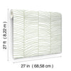 Cascade Palm Chevron Wallpaper York Wallcoverings   