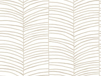Cascade Palm Chevron Wallpaper York Wallcoverings Double Roll Dune 