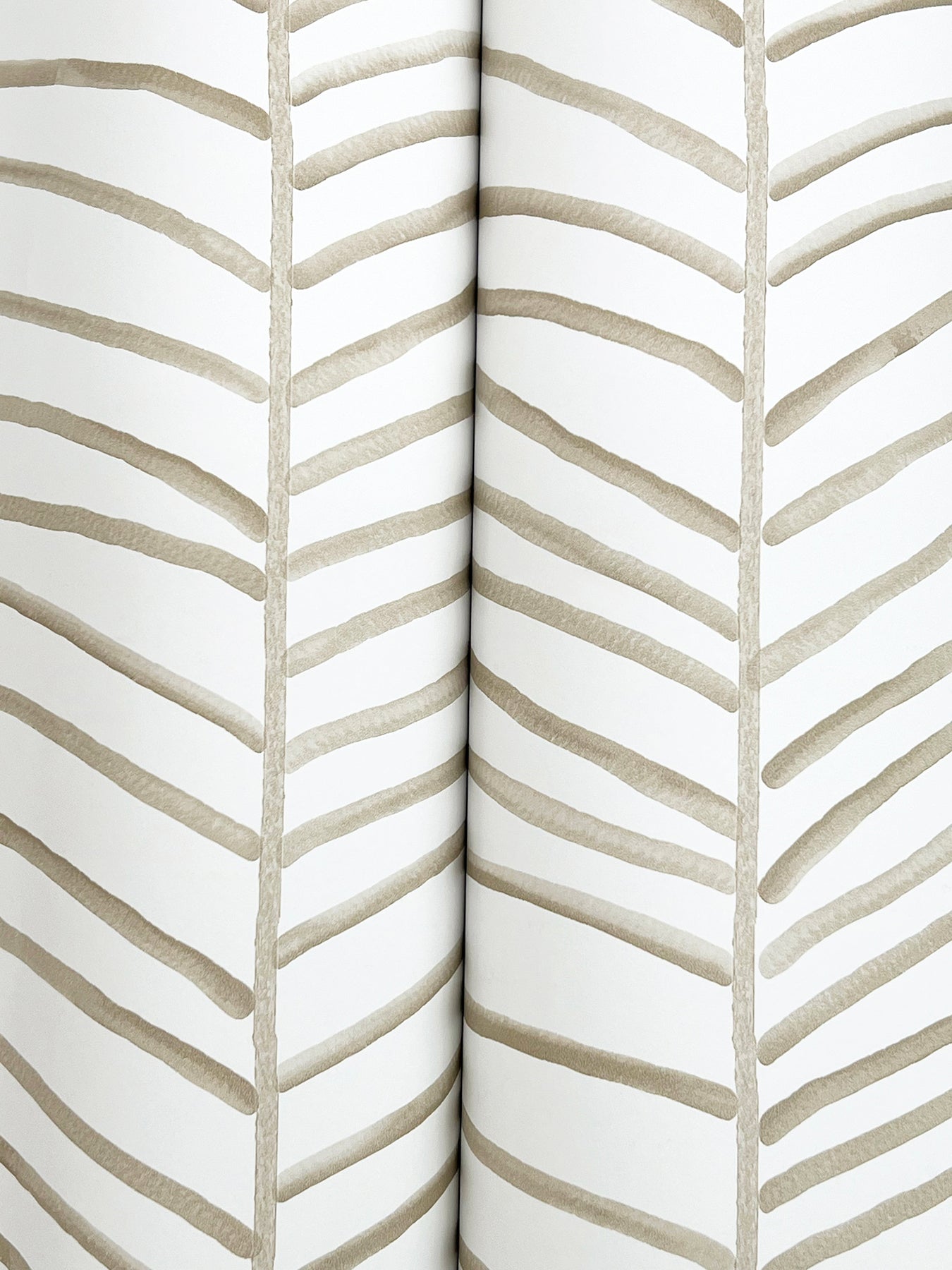 Cascade Palm Chevron Wallpaper York Wallcoverings   