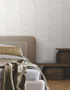 Cascade Palm Chevron Wallpaper York Wallcoverings   