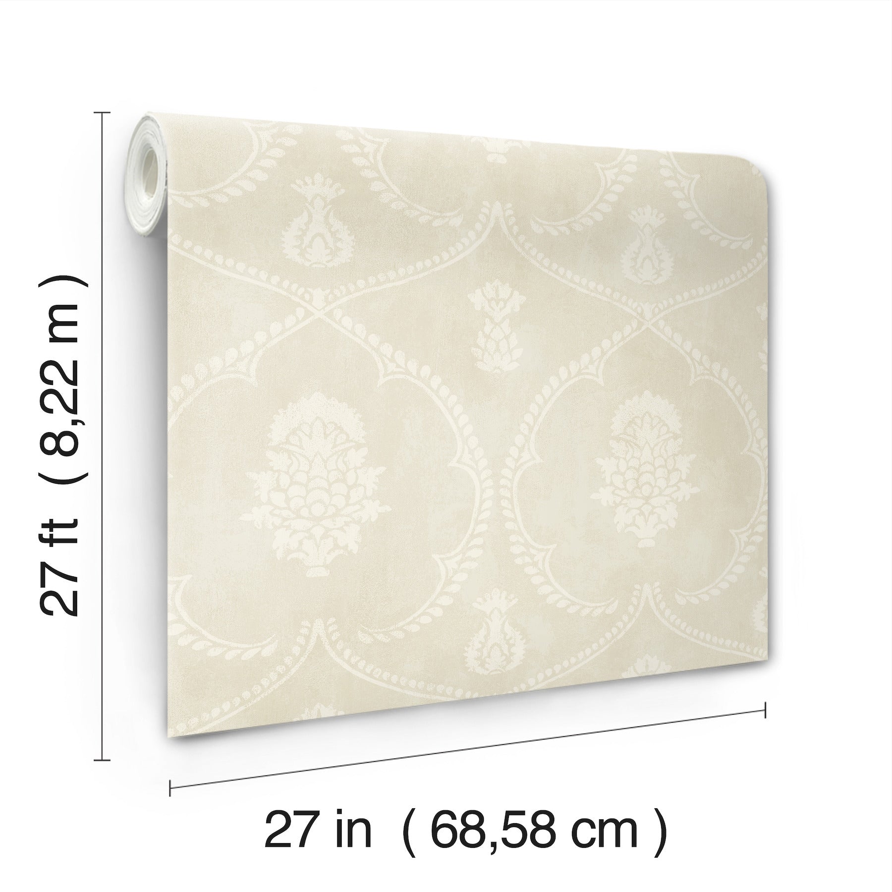 Royal Damask Wallpaper Wallpaper Ronald Redding   