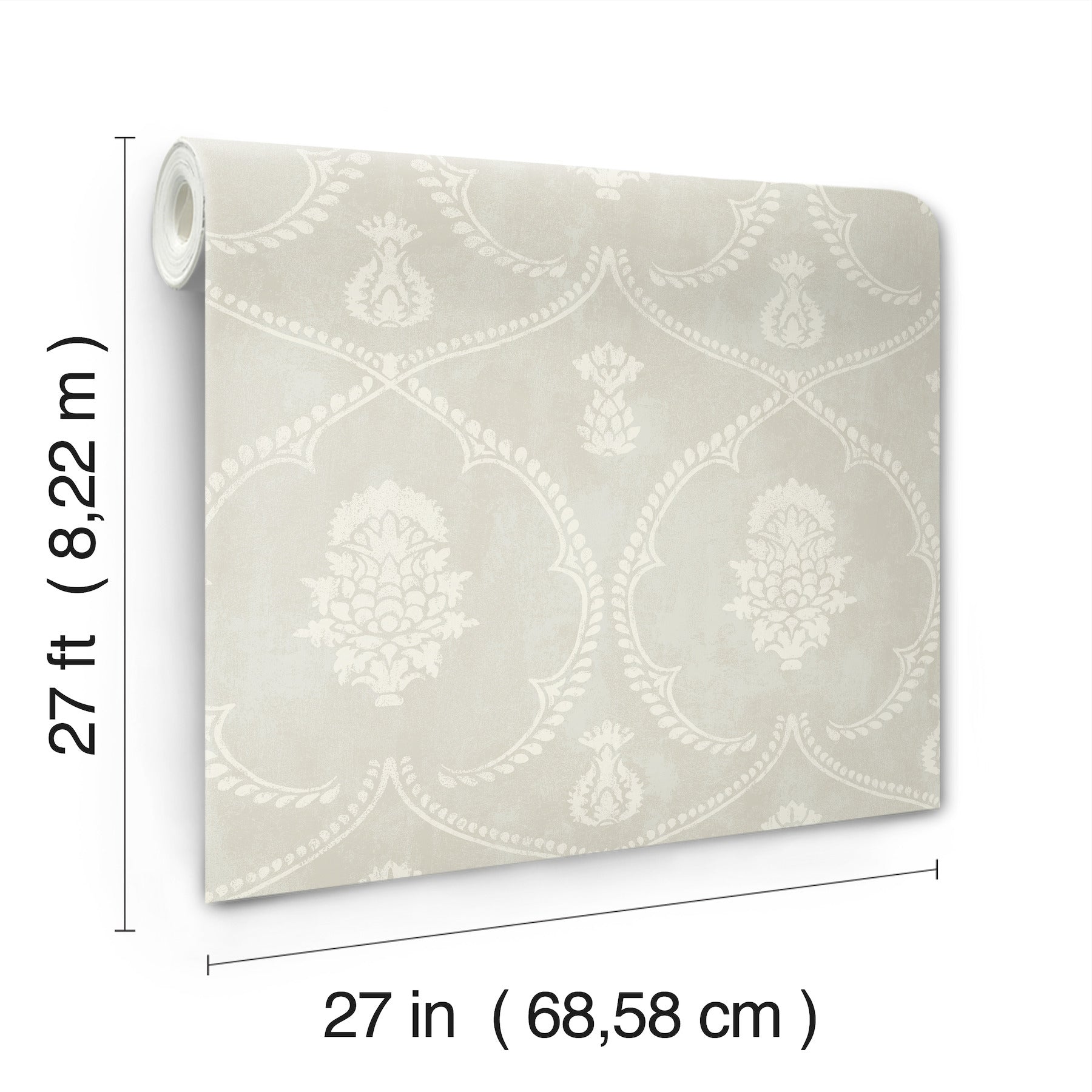 Royal Damask Wallpaper Wallpaper Ronald Redding   