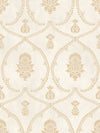 Royal Damask Wallpaper Wallpaper Ronald Redding Double Roll Soft Gold 