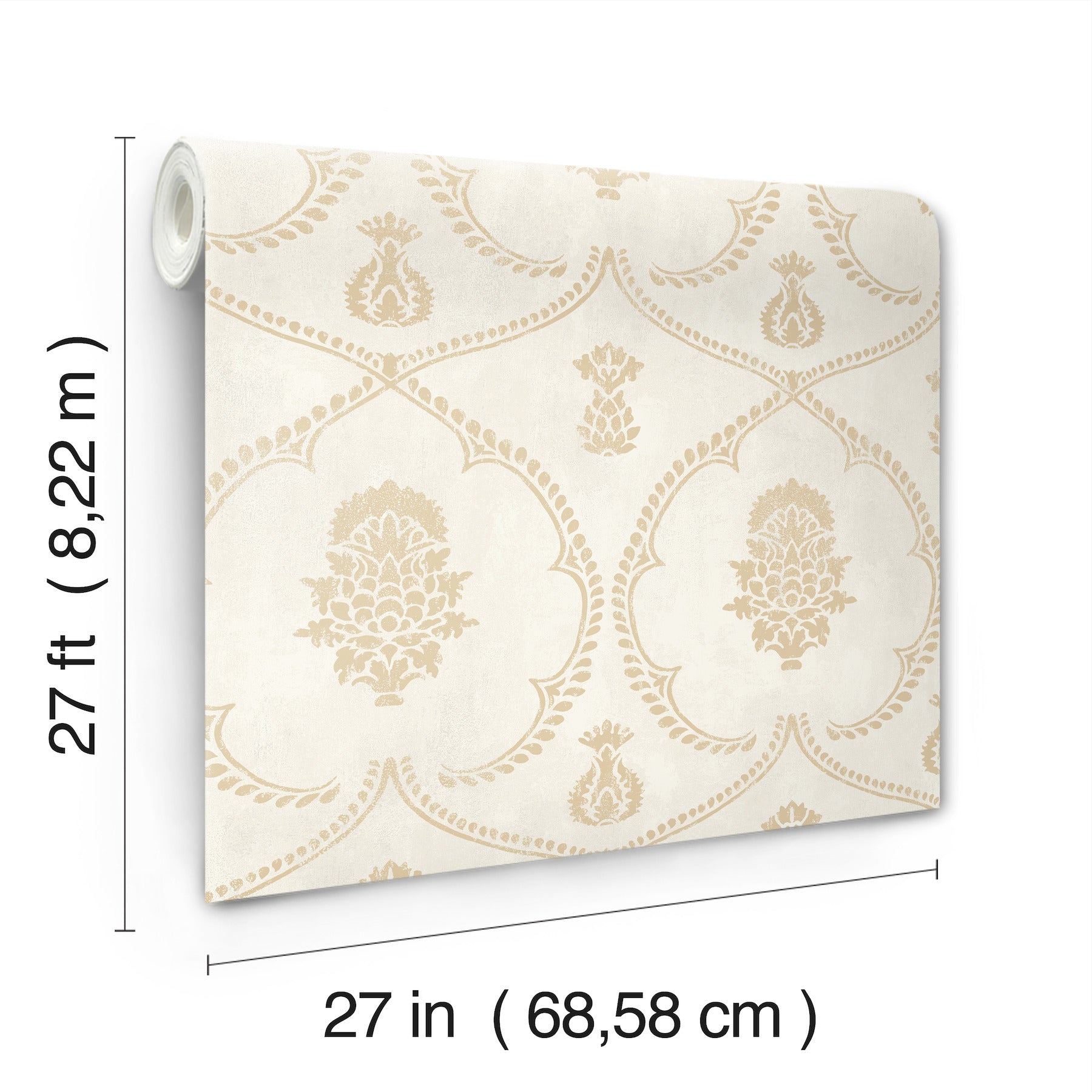 Royal Damask Wallpaper Wallpaper Ronald Redding   