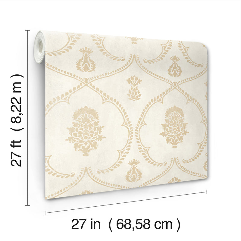 Royal Damask Wallpaper Wallpaper Ronald Redding   