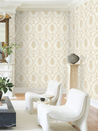 Royal Damask Wallpaper Wallpaper Ronald Redding   