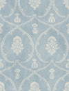 Royal Damask Wallpaper Wallpaper Ronald Redding Double Roll Blue 