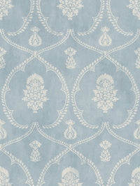Royal Damask Wallpaper Wallpaper Ronald Redding Double Roll Blue 