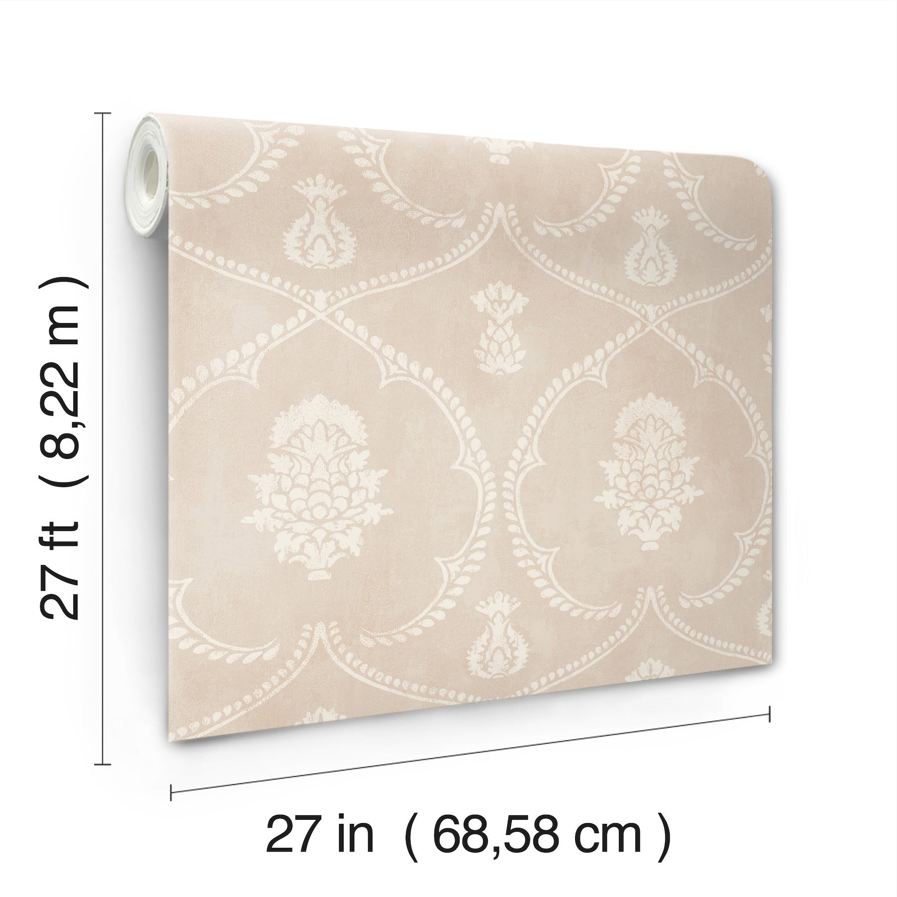 Royal Damask Wallpaper Wallpaper Ronald Redding   