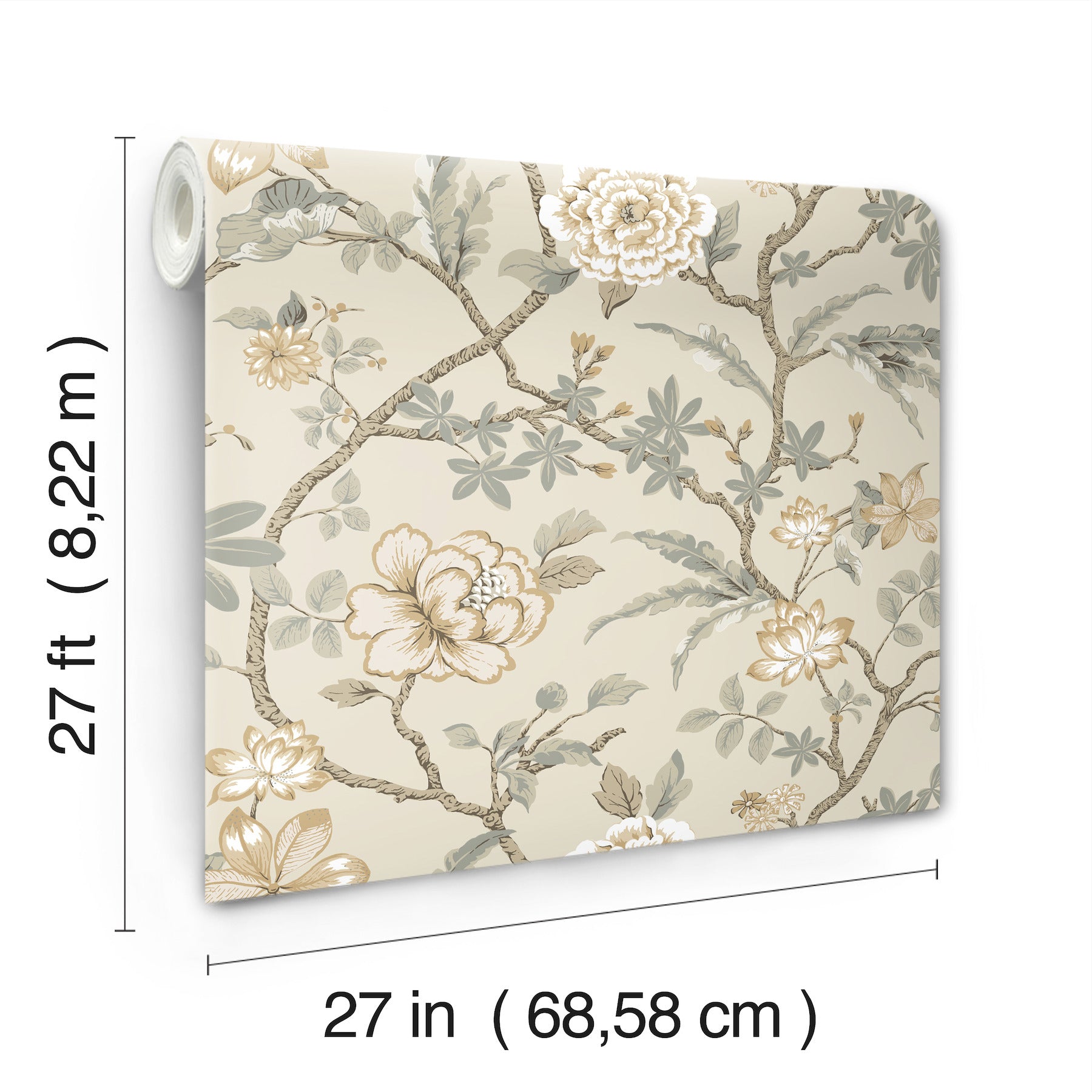 Courtyard Botanical Wallpaper Wallpaper Ronald Redding   