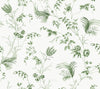 Floral Lace Wallpaper Wallpaper Ronald Redding Double Roll Green 