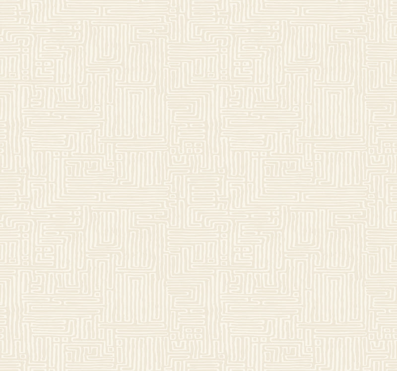 Passages Wallpaper Wallpaper Ronald Redding Double Roll Cream 