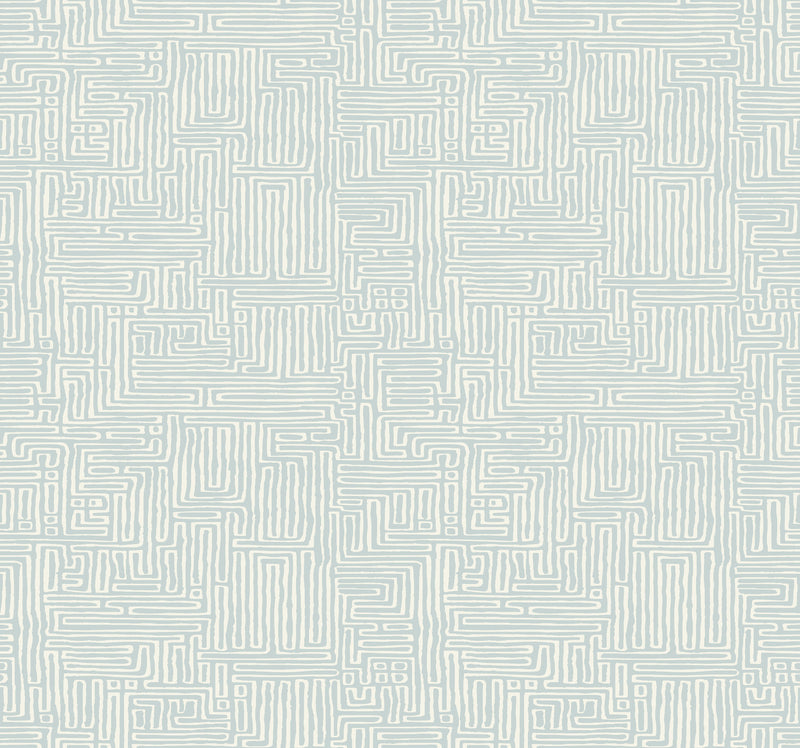 Passages Wallpaper Wallpaper Ronald Redding Double Roll Blue 
