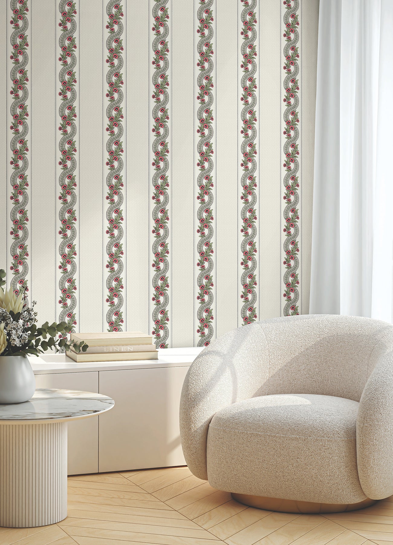 Abbey's Garland Wallpaper Wallpaper Ronald Redding   