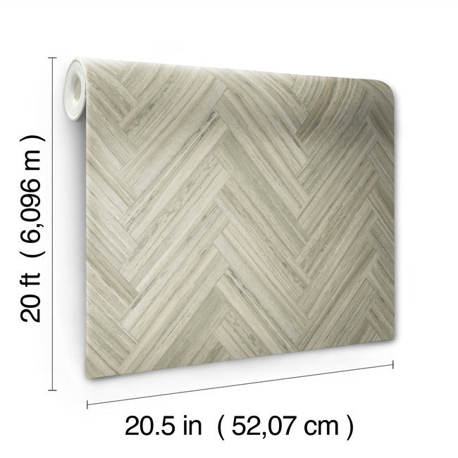 Hermosa Herringbone Premium Peel + Stick Wallpaper Peel and Stick Wallpaper York   