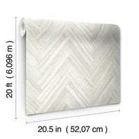 Hermosa Herringbone Premium Peel + Stick Wallpaper Peel and Stick Wallpaper York   