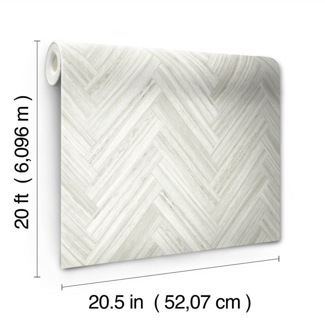 Hermosa Herringbone Premium Peel + Stick Wallpaper Peel and Stick Wallpaper York   