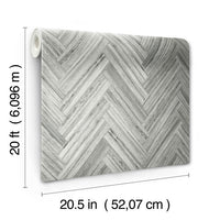Hermosa Herringbone Premium Peel + Stick Wallpaper Peel and Stick Wallpaper York   