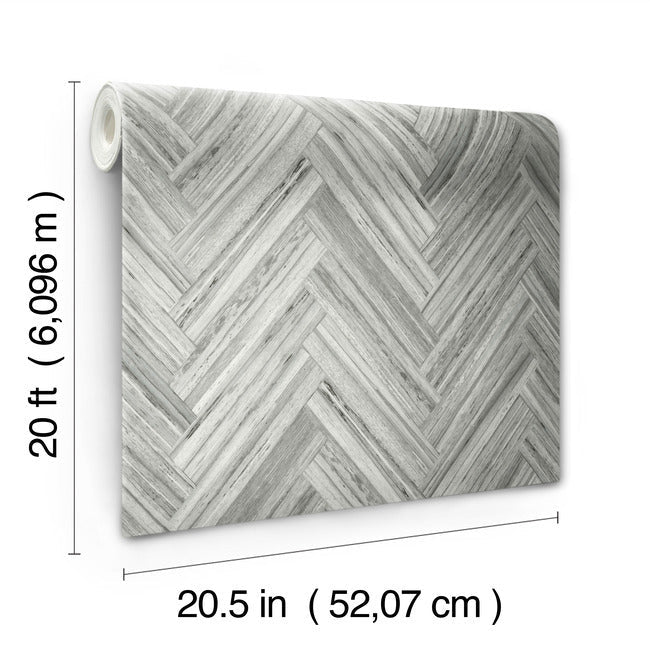 Hermosa Herringbone Premium Peel + Stick Wallpaper Peel and Stick Wallpaper York   