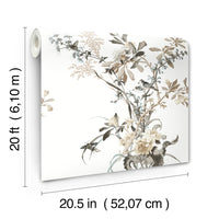 Wild Flowers Premium Peel + Stick Wallpaper Peel and Stick Wallpaper York   