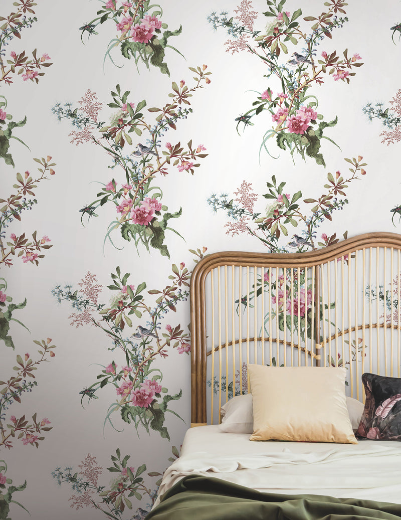 Wild Flowers Premium Peel + Stick Wallpaper Peel and Stick Wallpaper York   