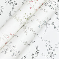 Wildflower Sprigs Premium Peel + Stick Wallpaper Peel and Stick Wallpaper York Wallcoverings   