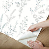 Wildflower Sprigs Premium Peel + Stick Wallpaper Peel and Stick Wallpaper York Wallcoverings   