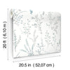 Wildflower Sprigs Premium Peel + Stick Wallpaper Peel and Stick Wallpaper York Wallcoverings   